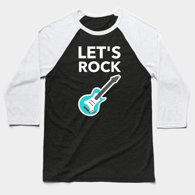 Let's Rock Baseball T-Shirt by Jitesh Kundra